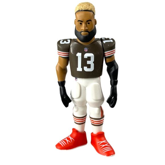 Odell Beckham Jr. Cleveland Browns Action Figure 2021 Funko Toy Collectible - Picture 1 of 16